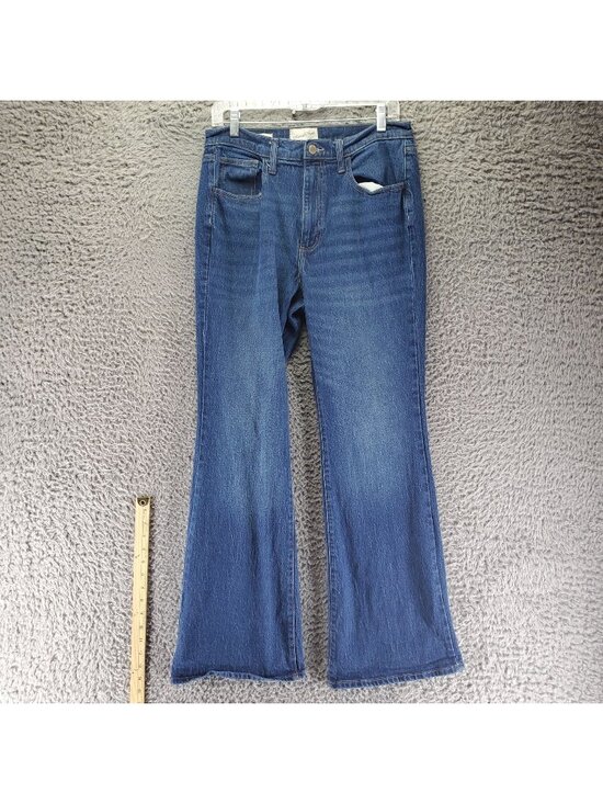 Universal Thread Denim - Universal Thread Jeans Womens 10R Blue High Rise Flare Cotton Blend Denim